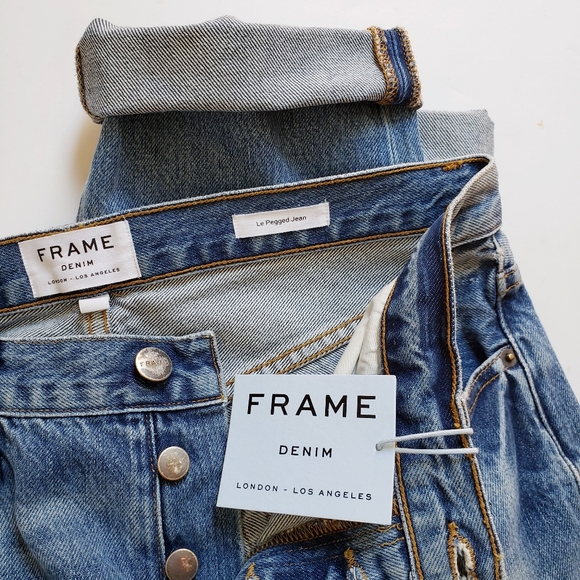NWT Frame Le Pegged High Rise Straight 29 - Picture 4 of 16